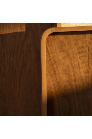 Linn Ceviz Ahşap Tepsi 45x36x6 Cm