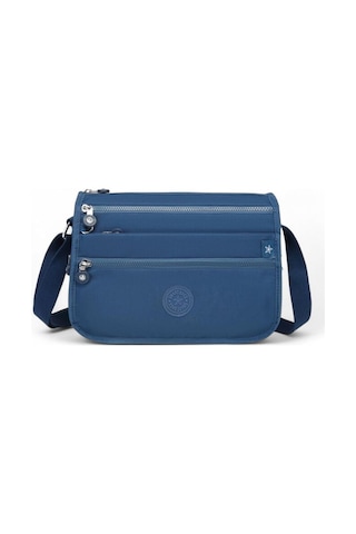 Smart Bags Krinkıl Lacivert Kadın Çapraz Askılı Çanta Smb1128 Lacivert