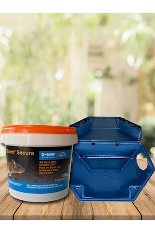 Storm Secure Fare ve Sıçan Yemi 150 G + Yem İstasyonu Seti