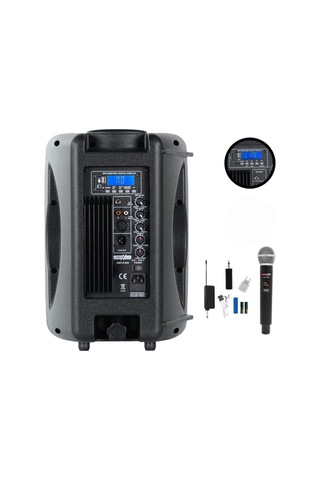 Lastvoice Ample-12ap Taşınabilir Seyyar Portatif Mikrofonlu Elektrikli Ses Sistemi Hoparlör 800 Watt