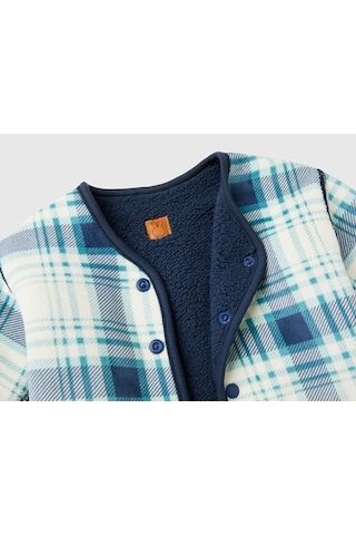 Abel & Lula United Colors Of Benetton Önü Düğmeli Çift Taraflı Sweatshirt Sweatshirt Bebek Acı Kahverengi