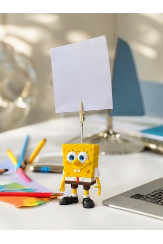 Sunger Bob Fotoğraf Not Tutacağı Hediyelik Not Tutucu Sarı