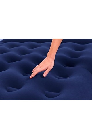 1.91m X 1.37m X 28cm Hava Yatağı, Tam Entegre Ayak Pompası Beyaz
