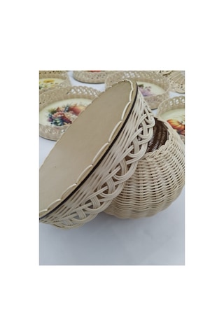 %100 Doğal El Yapımı 1. Sınıf Mdf Tabanlı Papatya Temalı Dekoratif Rattan Sunum Tepsisi 30 Cm, 6 Cm, 2 Mm %100 Doğal El Yapımı 1. Sınıf Mdf Tabanlı Papatya Temalı Dekoratif Rattan Sunum Tepsisi 30 Cm, 6 Cm, 2 Mm