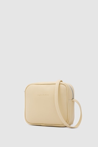 Shule Bags Lina Çapraz Çanta Butter Yellow Krem
