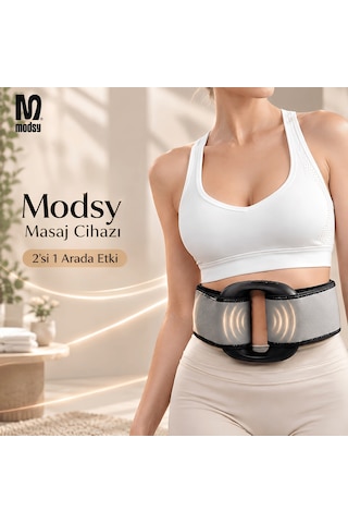 Modsy Dijital Led Ekranlı Titreşimli Vücut Masaj Aleti Bölgesel İncelme, Sıkılaştırma & Masaj Kemeri Cihazı