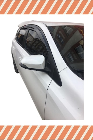 Toyota Auris 2013-2015 Modellerine Özel 4'lü Mügen Tip Cam Rüzgarlığı