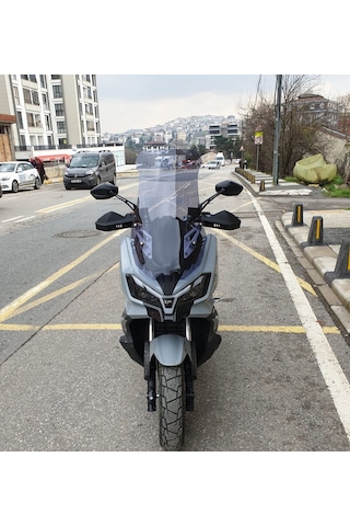 Motocam Sym Adx 250 Ön Cam 2024-2026 Model 75cm Füme Renkli 4mm Uzun