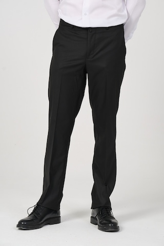 Erkek Regular Fit Kumaş Pantolon Siyah