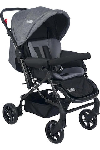 Tommy Baby Elegant Yenidoğan Seti Bebek Arabası Beşik Ana Kucağı Gri