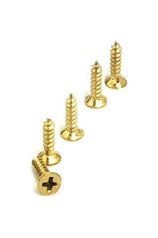 Klips, Menteşe, Ayak, Ysb Sac Vidası - 2,9x9,5mm Sarı, 100 Adet