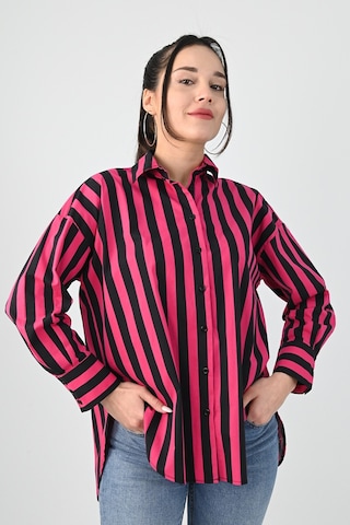 Koza Butik Kadın Desenli Gömlek 1674-25-1 001
