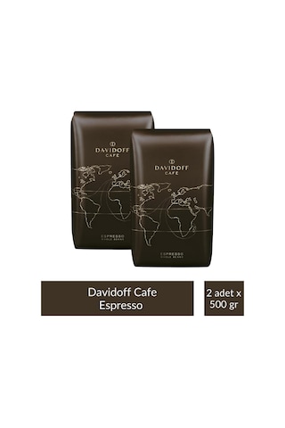 Davidoff Café Espresso Çekirdek Kahve 500 G X 2 Adet Çekirdek