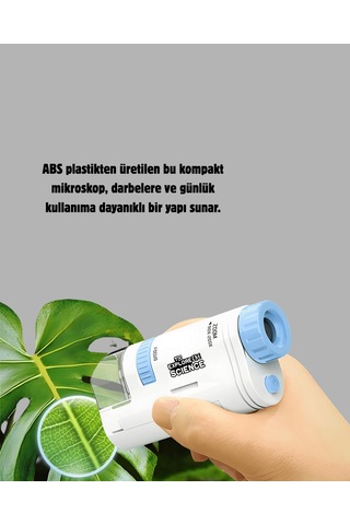 Led Işıklı Mikroskop 80x 200x Büyütme Xuczzzçocukmikroskobu-1