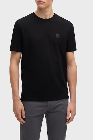 Boss Erkek T Shirt 50508584 001 Siyah Siyah