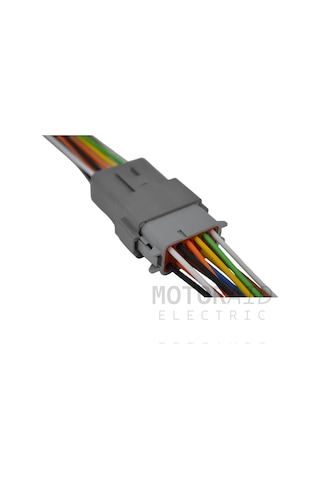 Deutsch Soket 12 Pin Kablolu Erkek Dişi Konnektör Takımı Araç Elektrik Bağlantı