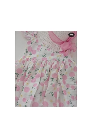 Azra Fiyonklu Elbise Pembe