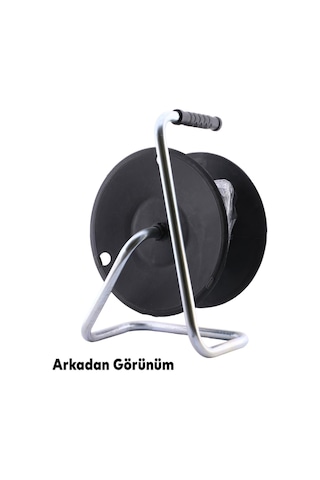 Plastik Makaralı Ev Elektriği Monofaze Seyyar 4 Prizli Uzatma Kablosu 3x2.5 Mm Ttr Kablo 30 Metre