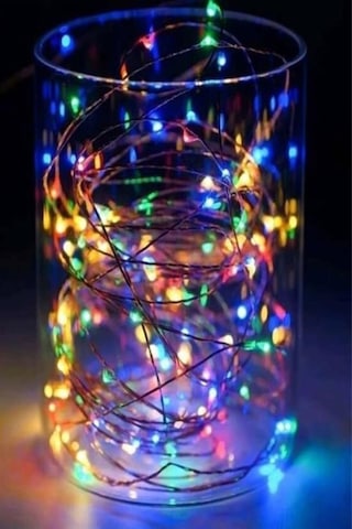 Tedaks Pilli Dekoratif Peri Led Işık 3 Metre Rgb Gaming Aydınlatma RGB