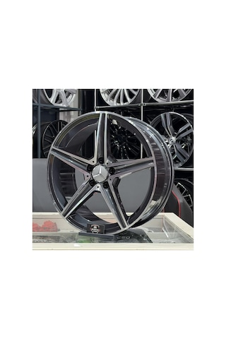 19 İnç 5x112 Titan Diamond Ön Arka Mercedes C180 C200 Amg Jant Modeli 4adet