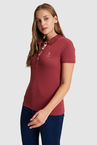 U.S. Polo Assn. U.s. Polo Assn. Kadın Vişne Tişört Basic 50321798-vr223