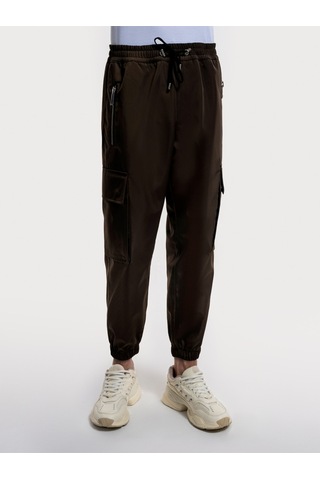 Baggy Fit Erkek Pantolon Haki
