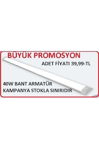 40W BANT ARMATÜR 10-LU PAKET PROMOSYON FİYAT STOKLA SINIRLIDIR