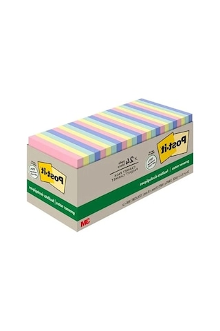 Geri Dönüşüm Notes, 3 X 3, Sunwashed Pier, 24 75-sheet Ped/paket