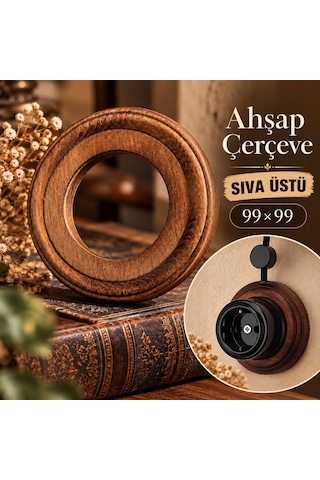 Ahşap Çerçeveler 1 Gözlü Sıva Üstü 088090