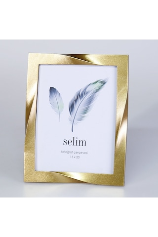 Selim 15 x 20 CM Curved Çerçeve Altın