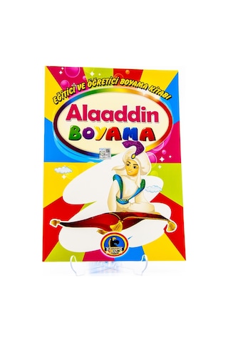 Alaaddin Boyama Kitabı 128 Sayfa. Renkli Örnekli. 19X27Cm Büyük B
