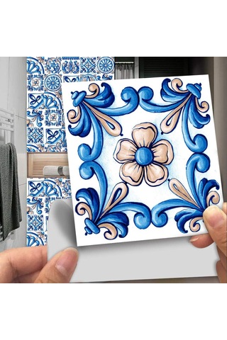 20 Adet 20 20 Cm Fayans Çıkartmaları Duvar Dekoru Banyo Mutfak Duvar Çıkartması Su Geçirmez Pvc Dekorasyon Çıkartmaları Çok Renkli