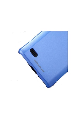 Nillkin Optimus L9 İle Uyumlu Parlak Sert Kauçuk Kılıf Mavi