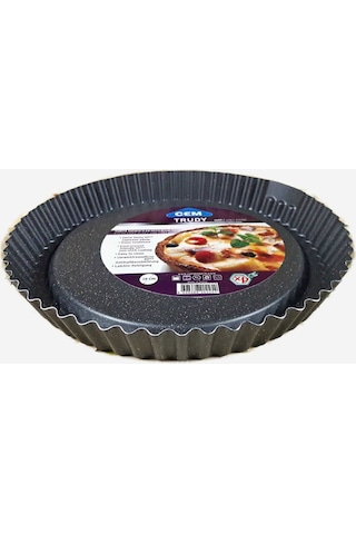Cem Turdy Tart Kalıbı Kek Turta Kalıp 28 Cm Siyah