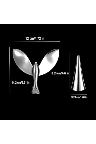 Ulzyvf Uçan Şişe Açacağı, Kuş Kapak Açıcı, Gümüş Gri Alaşımlı Gümüş Gri