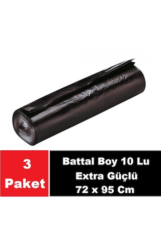 Sera Çöp Torbası Extra Güçlü Battal Boy 72x95 Cm 3 X 10 Lu