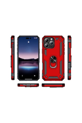 Zore Apple Uyumlu iPhone 16 Pro Max Kılıf Msra Vega Kapak-siyah Siyah