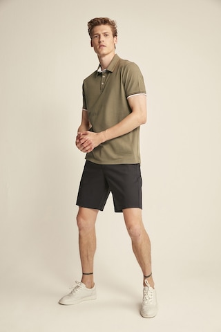 Grımelange Noah Erkek Haki Polo Yaka Slim Fit T-shirt