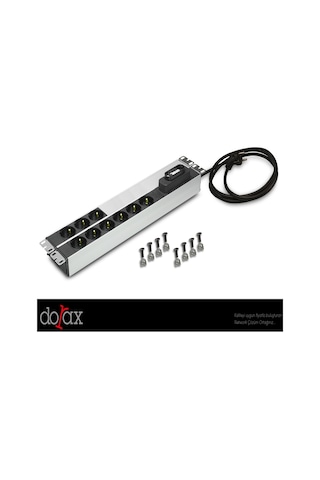 Dorax 9'Lu Schuko Kabinet Grup Prizi 16A Sigortalı (Pdu)