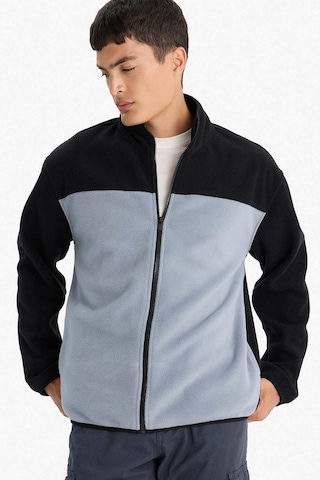 Defacto Relax Fit Yarım Balıkçı Yaka Fermuarlı Polar Hırka F0449ax25aubk81 Siyah-bk81