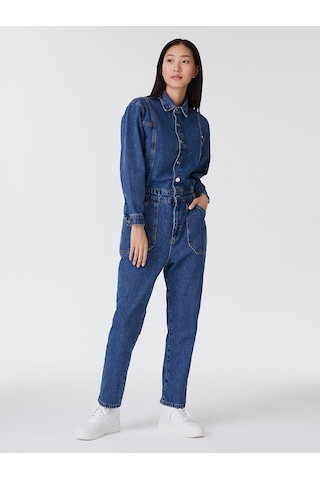 LOFT Regular Fit Kadın Tulum Lf2031248 Q1.v1 Denim
