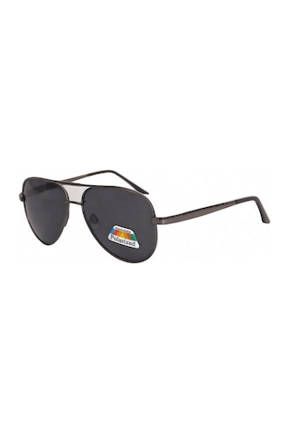 Polarize Yüksek Kalite Damla Aviator Black Polarize Güneş Gözlüğü Unisex Çok Renkli