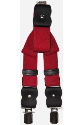 Kırmızı Barista Pantolon Askısı - Kırmızı