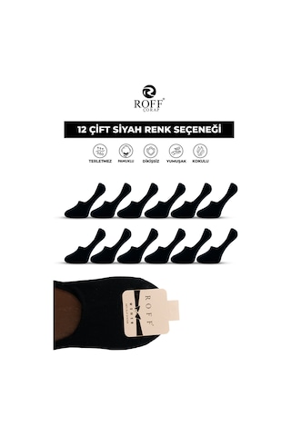 12 Li Corap Kadın Babet Siyah