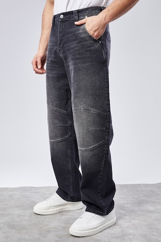 Cedy Denim Cedy Denım Yüksek Kalite Erkek Yüksek Bel Skater Baggy Jeanpantolon C362 Siyah