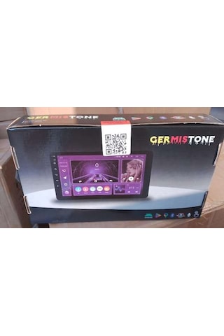 Yasal Standartlara Uygun 4gb Ram 64gb Hafıza Germistone Mtn-47 9 İnç Multimedya Çift Fan Carplay Android Auto Kamera 9"