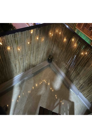 1 X 5 Metre Hasır Kamış Bahçe&balkon Çiti Gölgelik