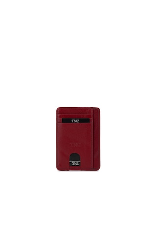 Tamer Tanca Unisex Hakiki Deri Bordo Kartlık 688 1012 Krtlk Y25 Bordo Bordo