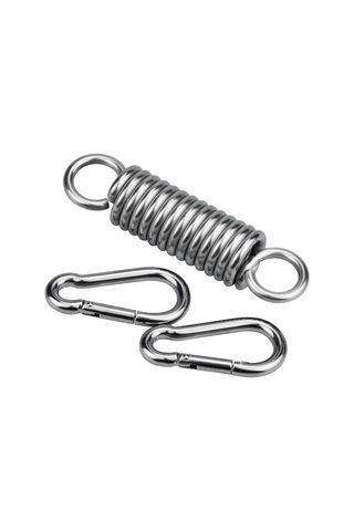 1 Adet Yaylı Kanca, Asılı Sandalye İçin 304 Paslanmaz Çelik Yaylı Kanca, 2 Ağır Hizmet Tipi Karabina, Yaylı Kanca Diğer