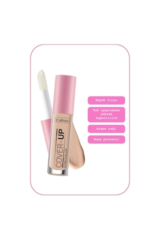 Callista Cover Up Concealer Yoğun Kapatıcı Göz Altı Kapatıcısı - 40 Porcelain